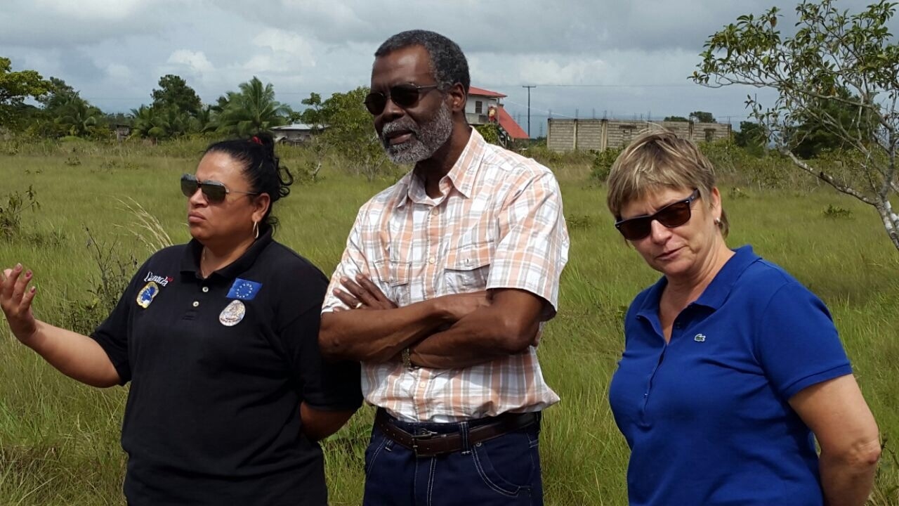 OAS Representative makes On-Site Visit to Projects in Stann Creek and Toledo Communities(February 20, 2018)